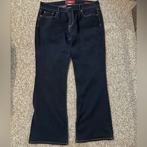 Luck Brad Low Rise Book Cut Jeans Size 16